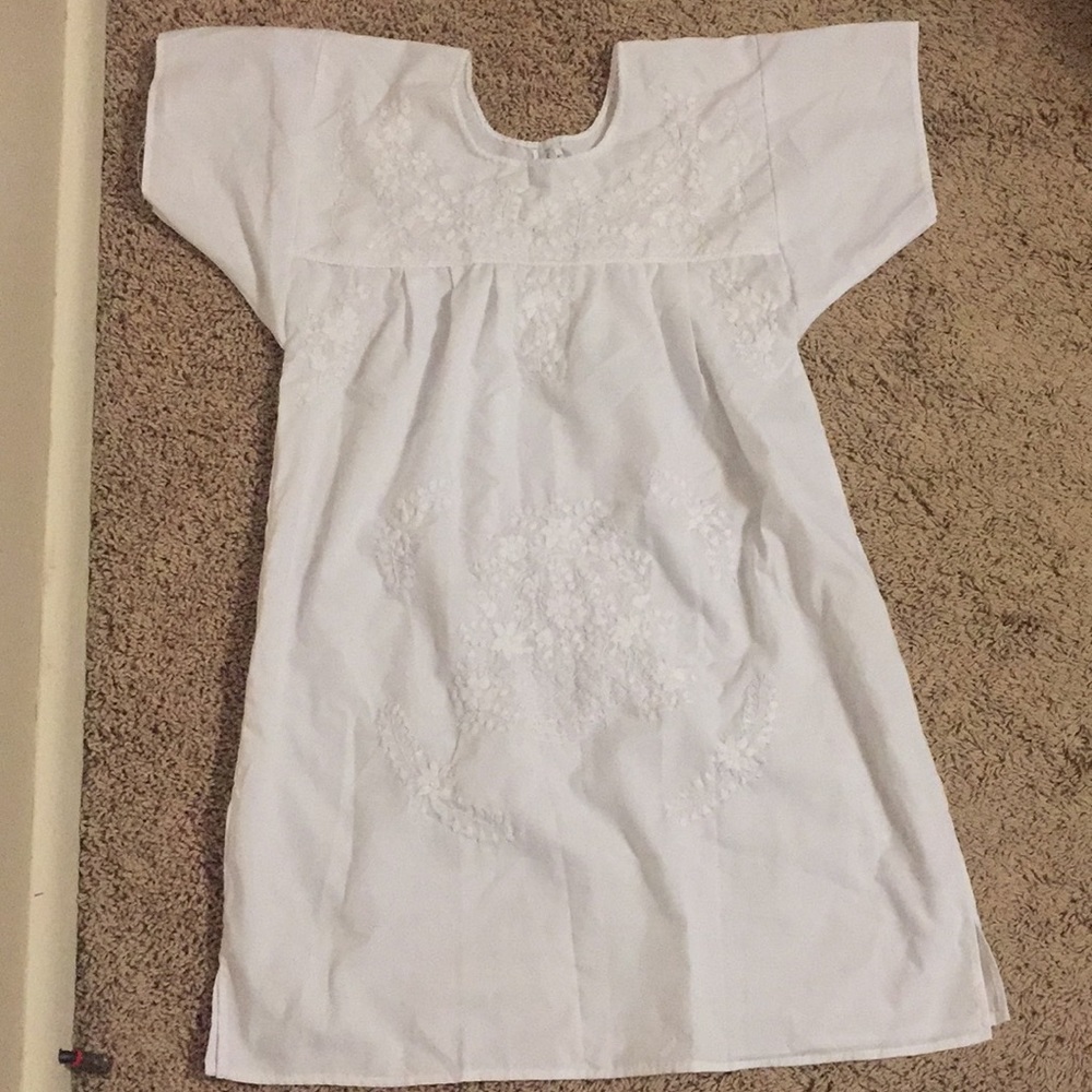 Allegra and Luca Mexican Embroidered Dress